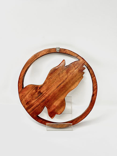 'Prayer changes Things' woodwork